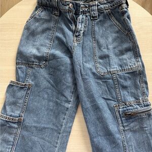 Wild Fable-Blue Denim Cargo Pants